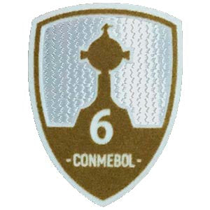 Parches Libertadores vista sobre fondo blanco