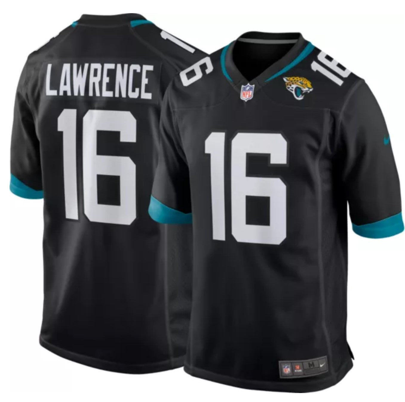 Camiseta Jacksonville Jaguars local 2021/2022 vista sobre fondo blanco