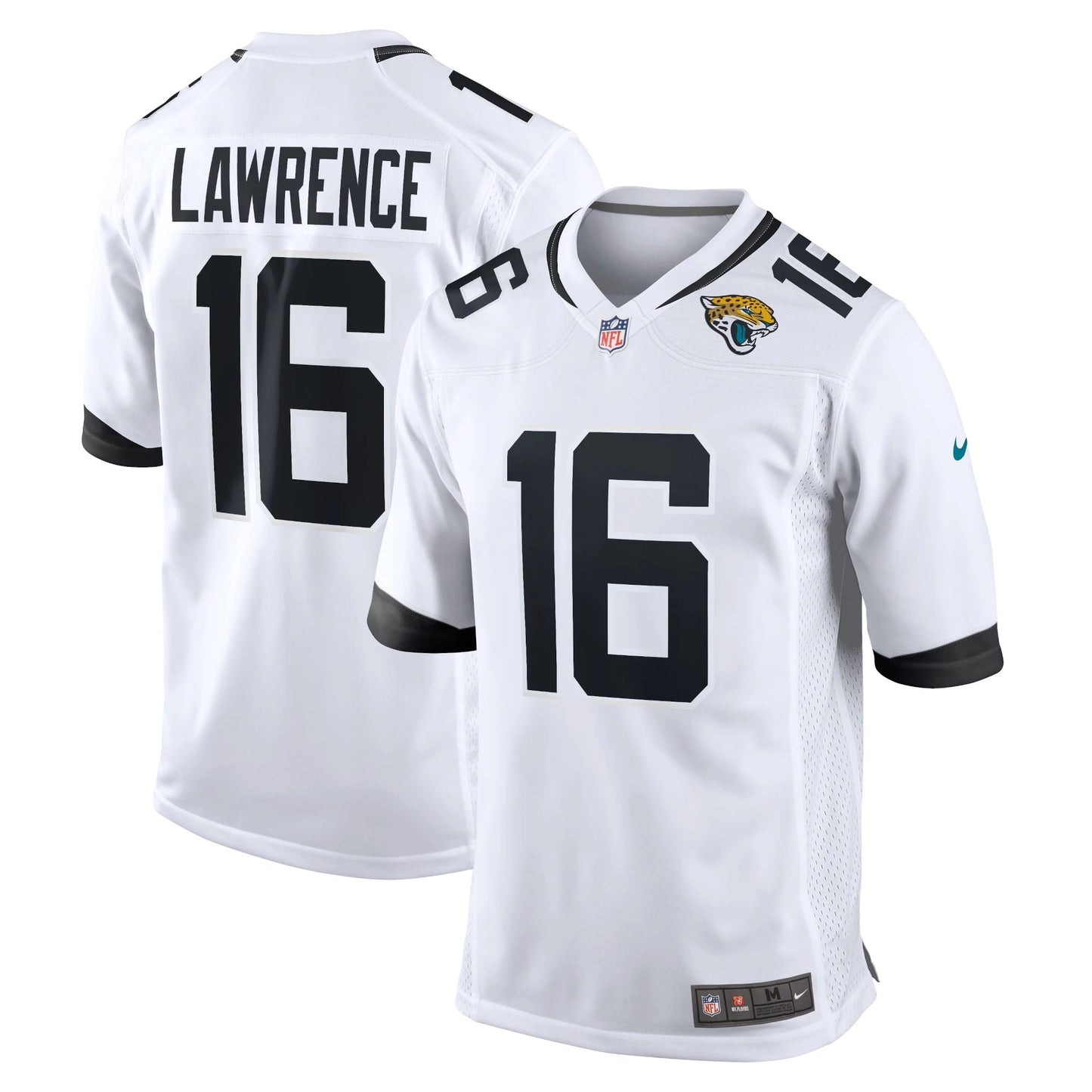 Camiseta Jacksonville Jaguars tercera 2021/2022 vista sobre fondo blanco