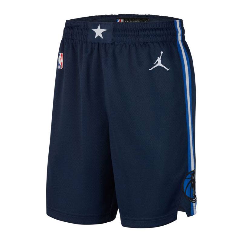 Short NBA Dallas Maverick 2020/2021 vista sobre fondo blanco