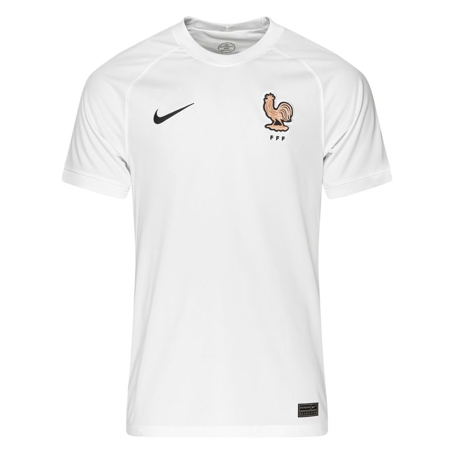 Camiseta Francia visitante EURO 2022 ⚡ vista sobre fondo blanco