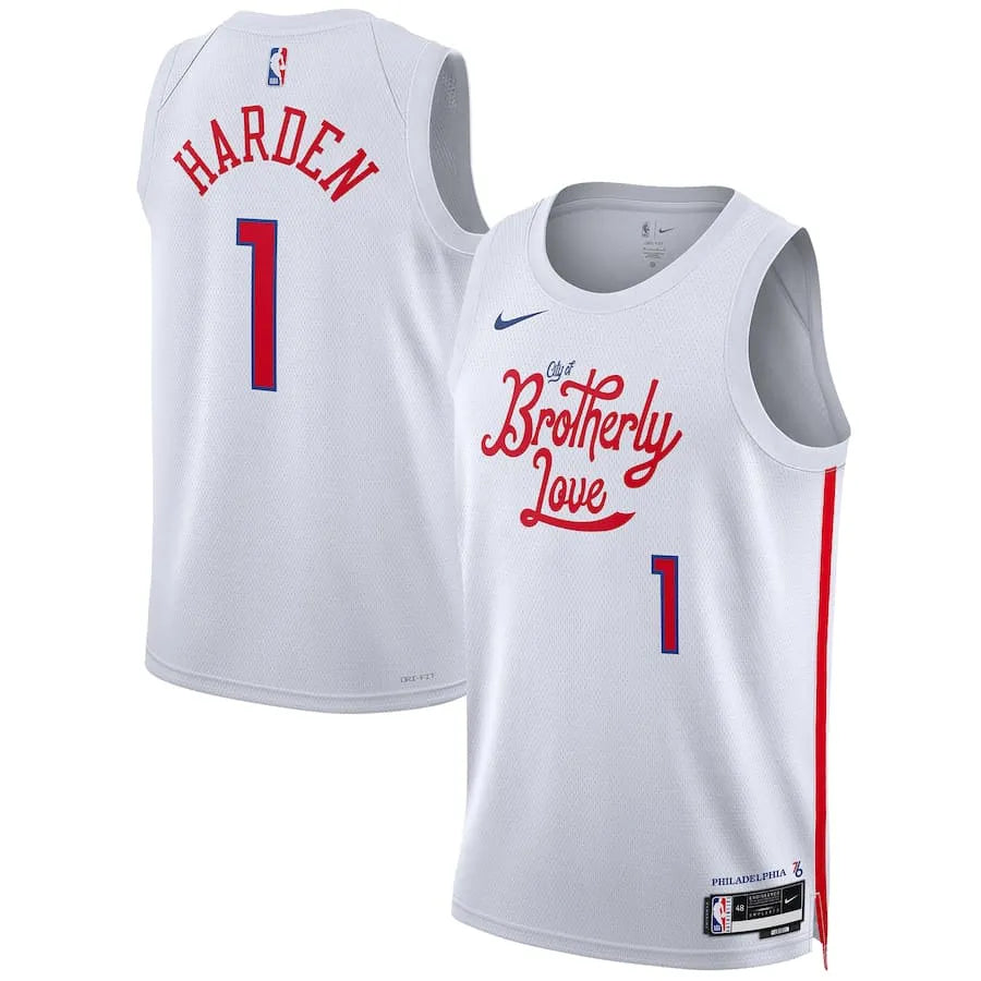 Camiseta Philadelphia 76ers James Harden Camiseta Sixers NBA City Edition Swingman James