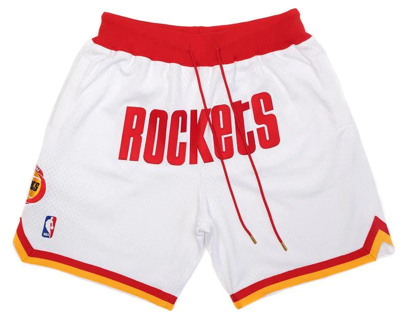 Short NBA Houston Rockets Retro vista sobre fondo blanco
