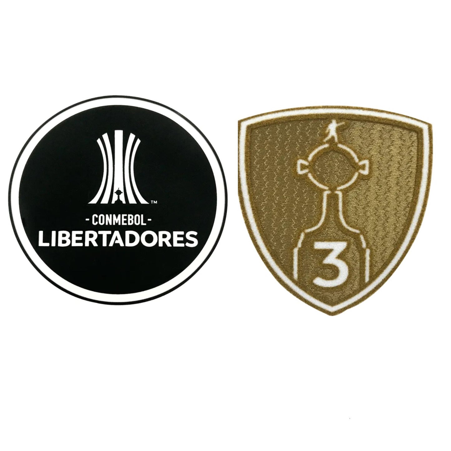 Copa Libertadores 3 vista sobre fondo blanco