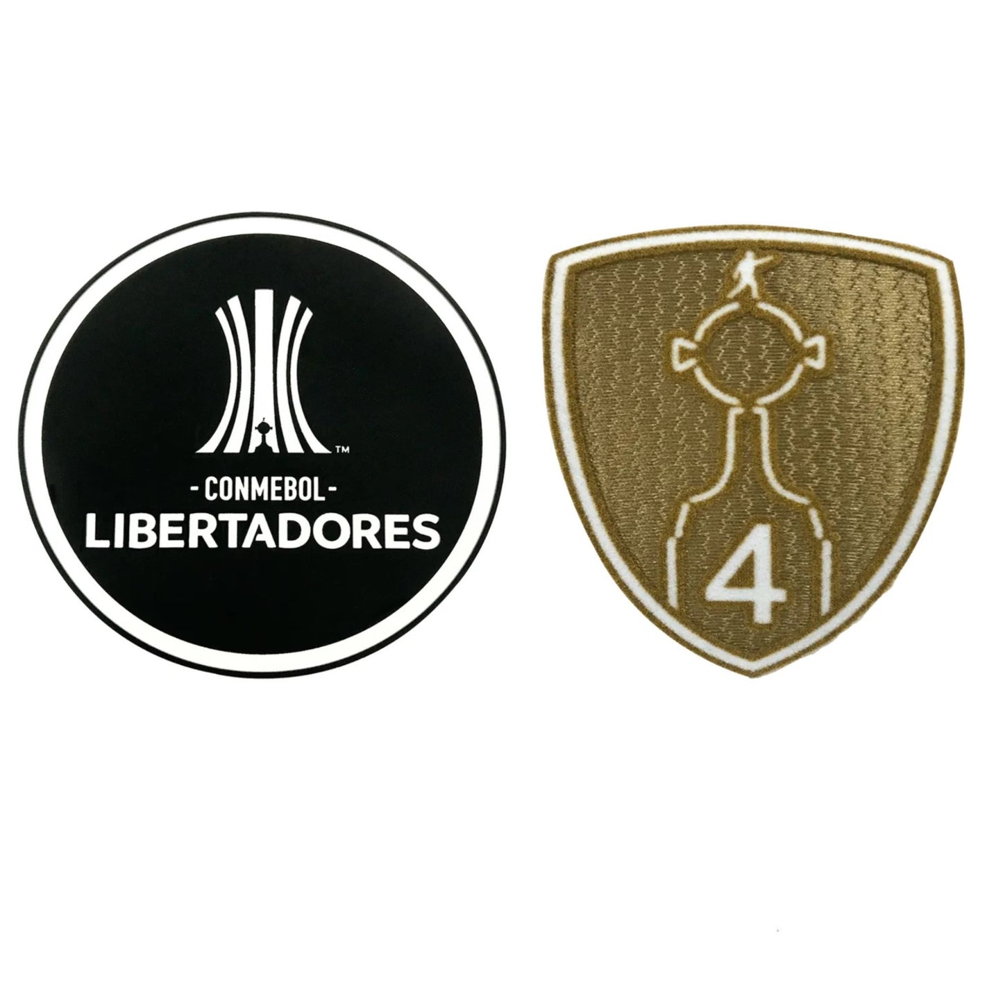 Copa Libertadores 4 vista sobre fondo blanco