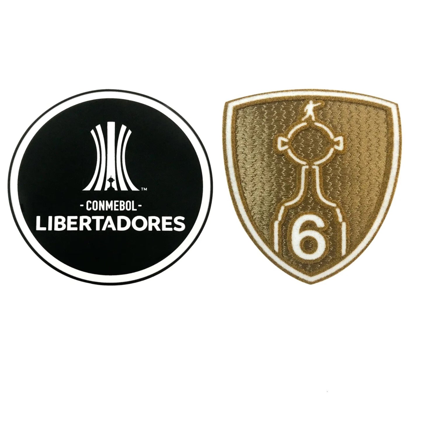 Copa Libertadores 6 vista sobre fondo blanco