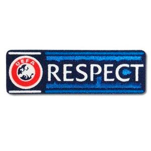 Parches Champions League vista sobre fondo blanco