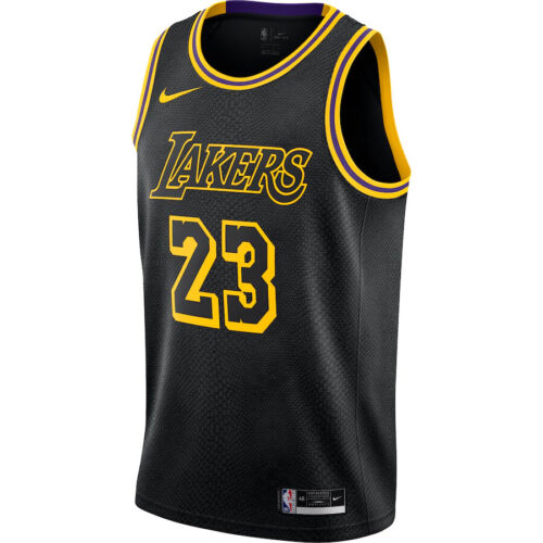 Camiseta NBA Los Angeles Lakers 2021 - NIÑOS vista sobre fondo blanco