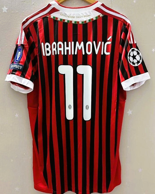 Camiseta Retro IBRAHIMOVIC ZLATAN 2011-12 AC Milan