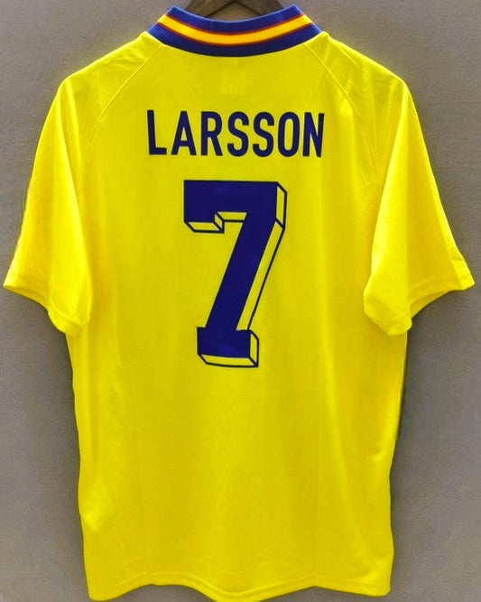 Camiseta Retro LARSSON HENRIK 1994-95 Suecia