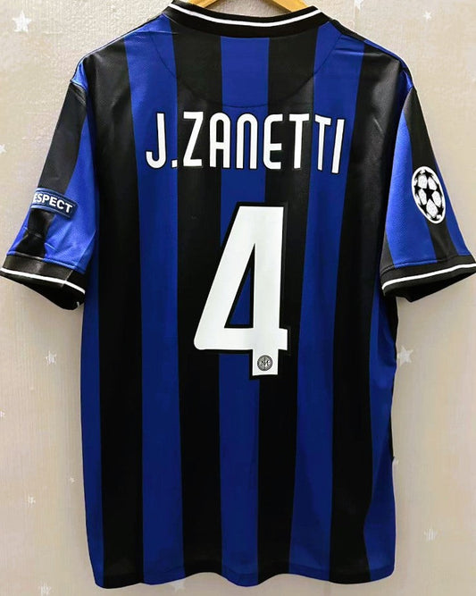 Camiseta Retro ZANETTI JAVIER 2009-10 Inter de Milan