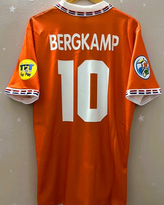 Camiseta Retro BERGKAMP DENNIS 1996-97 Holanda