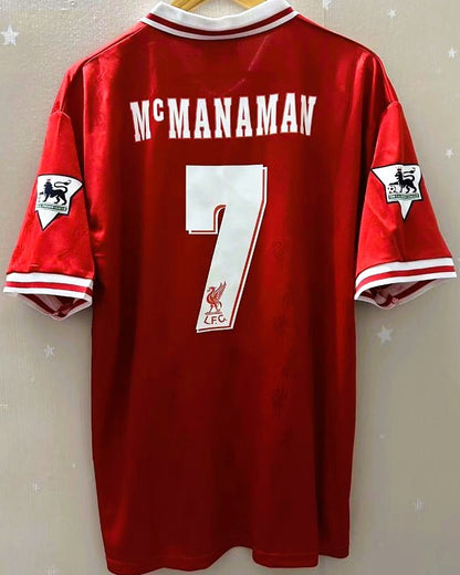 Camiseta Retro Mc MANAMAN STEVE 1996-97 Liverpool