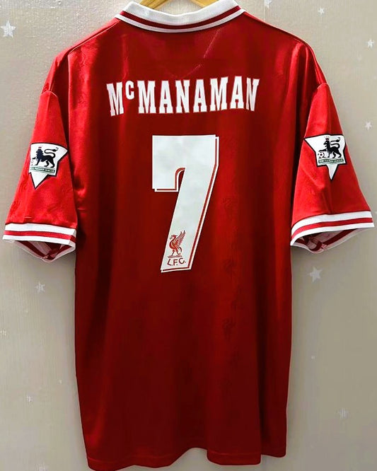 Camiseta Retro Mc MANAMAN STEVE 1996-97 Liverpool