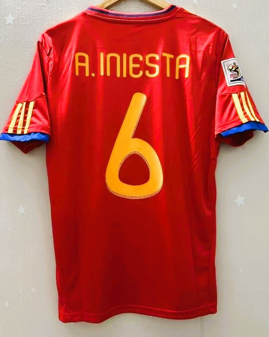 Camiseta Retro INIESTA ANDRES 2010-11 España