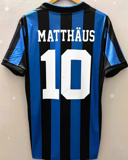 Camiseta Retro MATTHAUS LOTHAR 1989-90 Inter de Milan