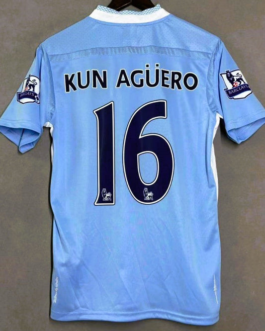 Camiseta Retro AGUERO KUN 2011-12 Manchester City