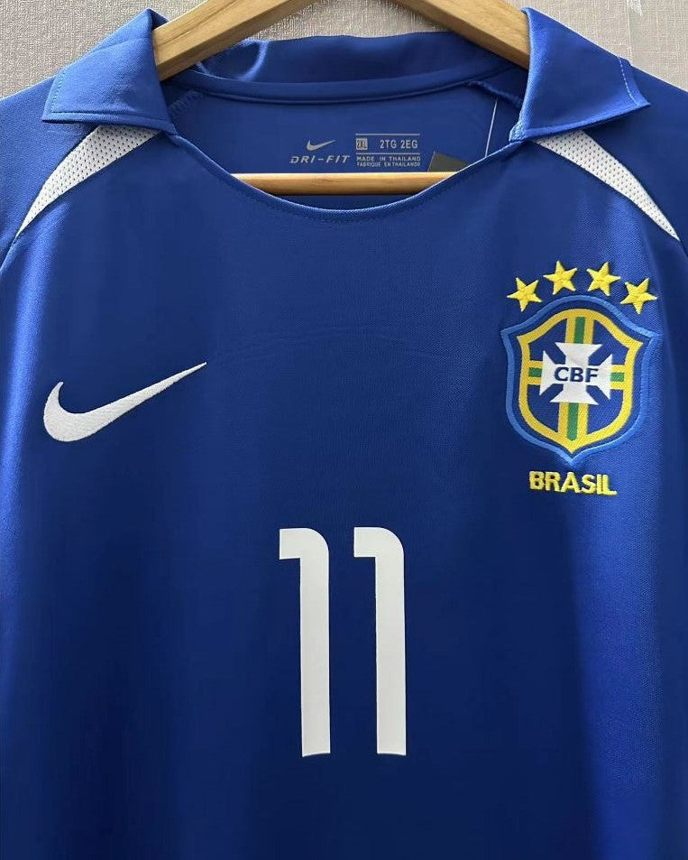 Camiseta Retro RONALDINHO 2002-03 Brasil
