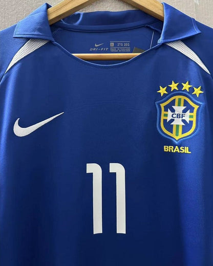 Camiseta Retro RONALDINHO 2002-03 Brasil