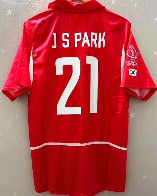 Camiseta Retro PARK JI SUNG 2002-03 Corea del Sur