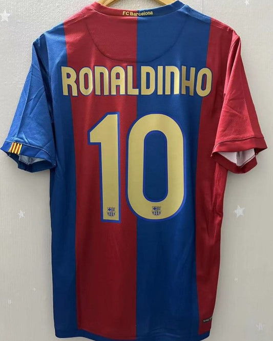 Camiseta Retro RONALDINHO 2006-07 Barcelona
