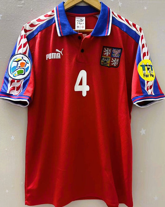 Camiseta Retro NEDVED PAVEL 1996-97 Republica Checa