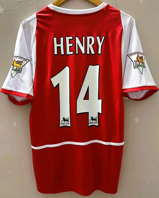 Camiseta Retro HENRY THIERRY 2002-03 Arsenal