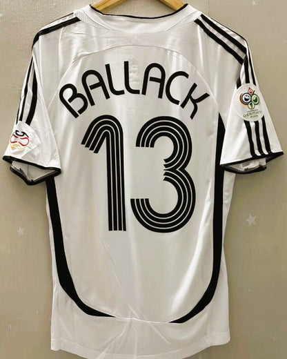 Camiseta Retro BALLACK MICHAEL 2006-07 Alemania