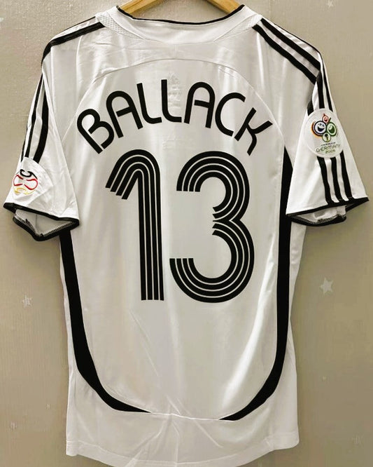 Camiseta Retro BALLACK MICHAEL 2006-07 Alemania