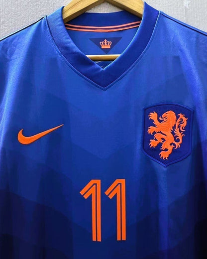 Camiseta Retro ROBBEN ARJEN 2014-15 Holanda