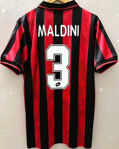 Camiseta Retro MALDINI PAOLO 1995-96 AC Milan