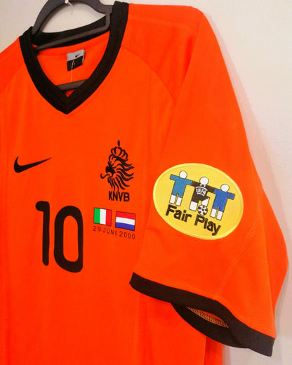 Camiseta Retro BERGKAMP DENNIS 2000-01 Holanda