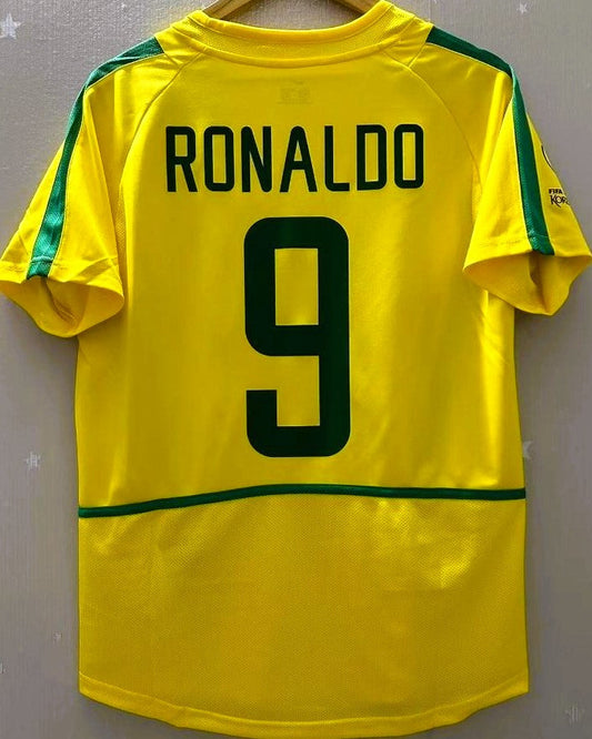Camiseta Retro RONALDO 2002-03 Brasil
