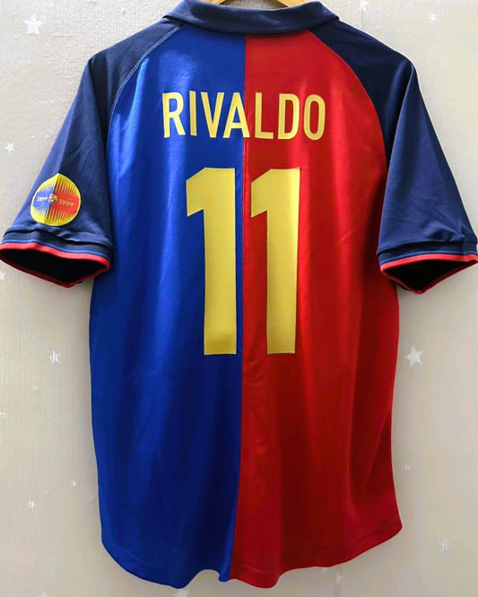 Camiseta Retro RIVALDO 1999-00 Barcelona