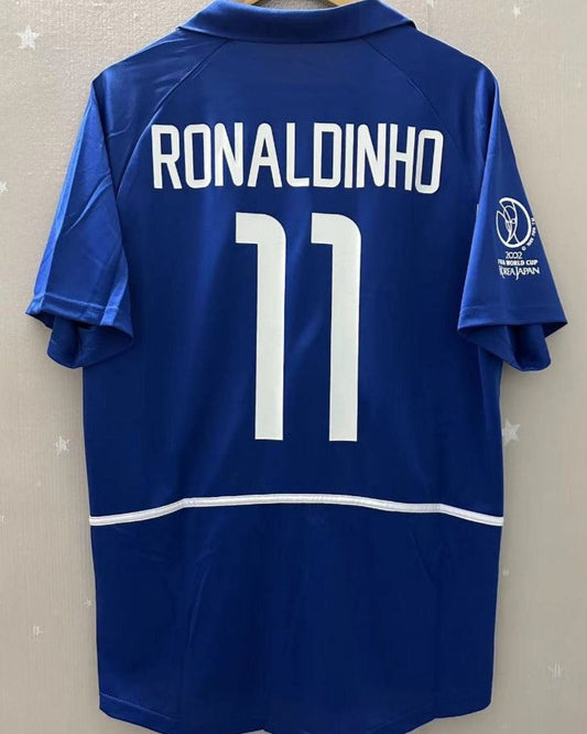 Camiseta Retro RONALDINHO 2002-03 Brasil