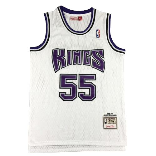 Camiseta Sacramento Kings - Retro 1998/1999 vista sobre fondo blanco