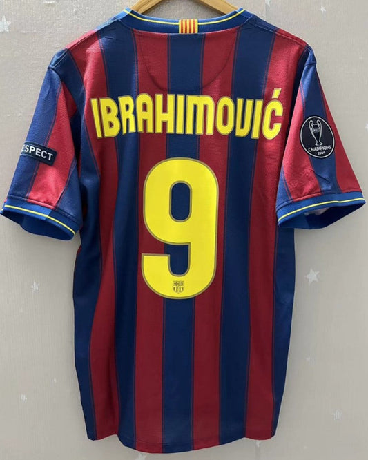 Camiseta Retro IBRAHIMOVIC ZLATAN 2009-10 Barcelona