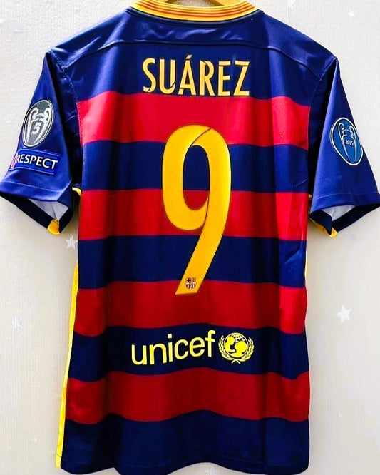 Camiseta Retro SUAREZ LUIS 2015-16 Barcelona