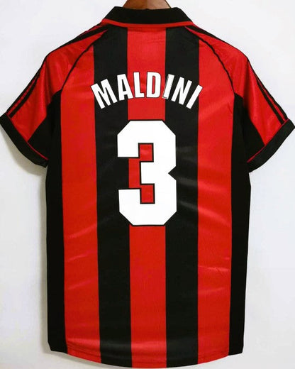 Camiseta Retro MALDINI PAOLO 1998-99 AC Milan