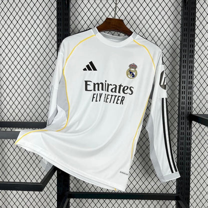 Camiseta Real Madrid Local Manga Larga 2025/26