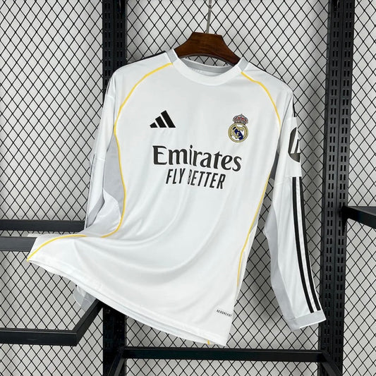 Camiseta Real Madrid Local Manga Larga 2025/26