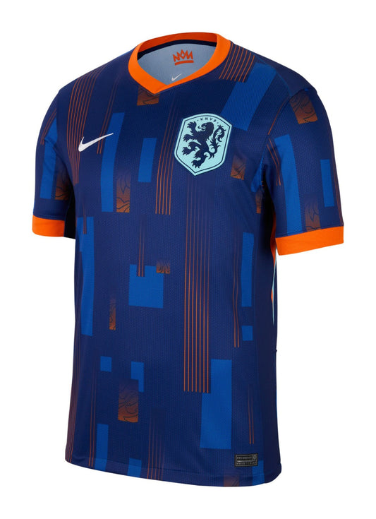 Camiseta Holanda alternativa - Eurocopa 2024 vista sobre fondo blanco