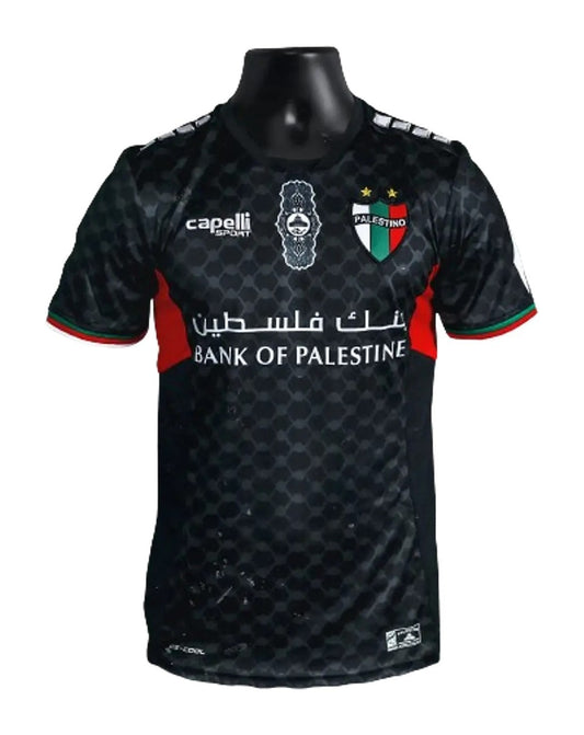 Camiseta Club Deportivo Palestino local 2024 vista sobre fondo blanco