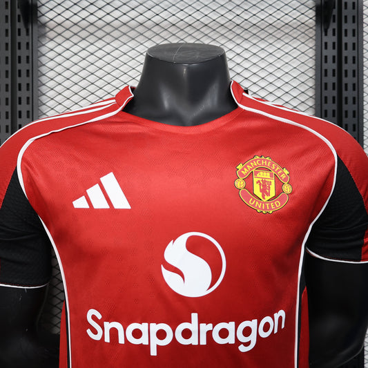 Camiseta Local Manchester United Versión Jugador 25/26