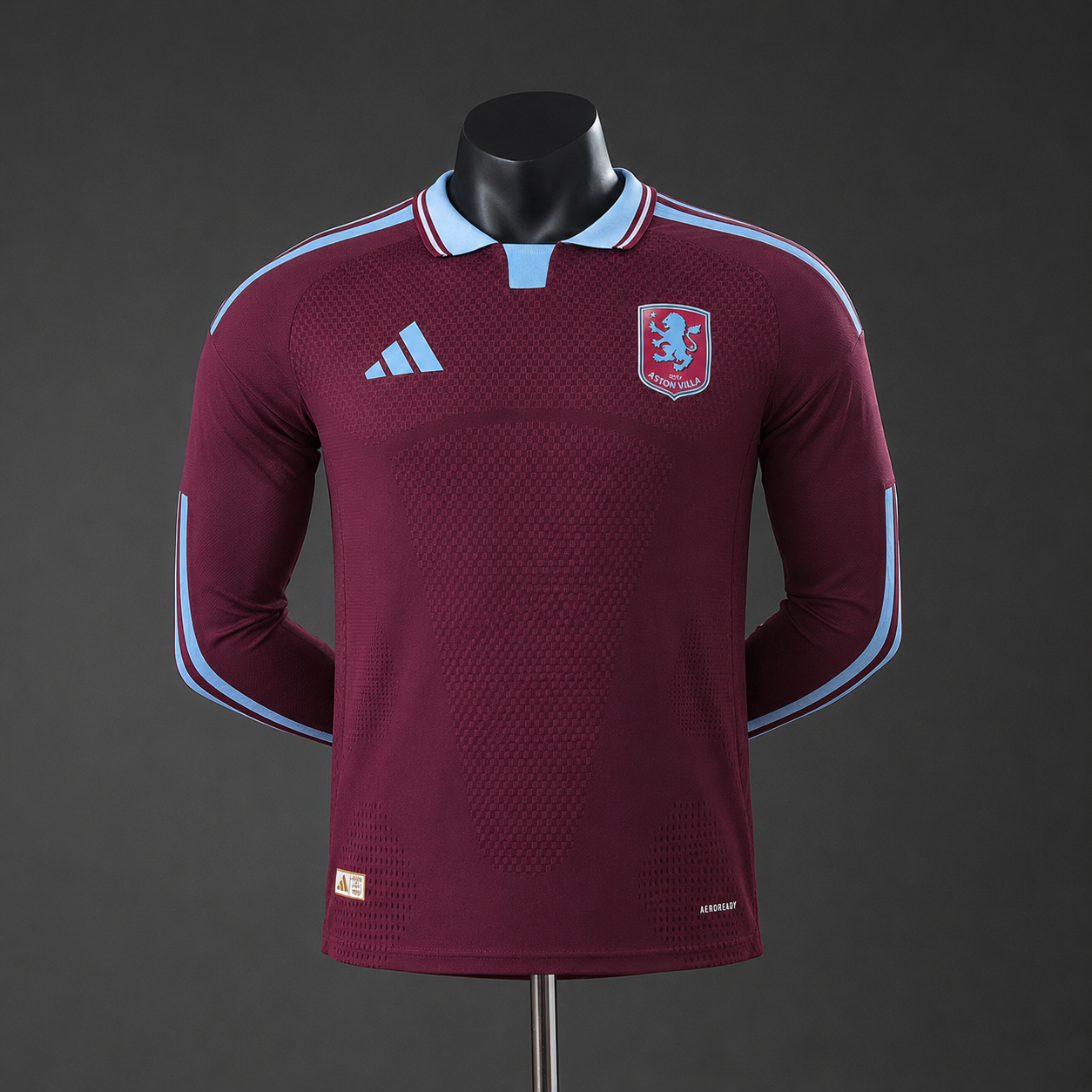 Camiseta Aston Villa 2026/27 – Primera Equipación Versión Jugador Manga Larga