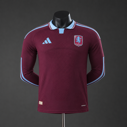 Camiseta Aston Villa 2026/27 – Primera Equipación Versión Jugador Manga Larga