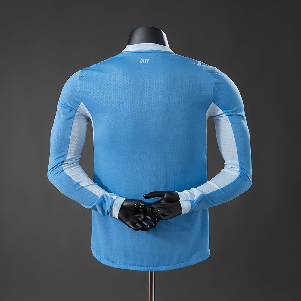 Camiseta Manchester City 2026/27 – Primera Equipación Versión Jugador Manga Larga