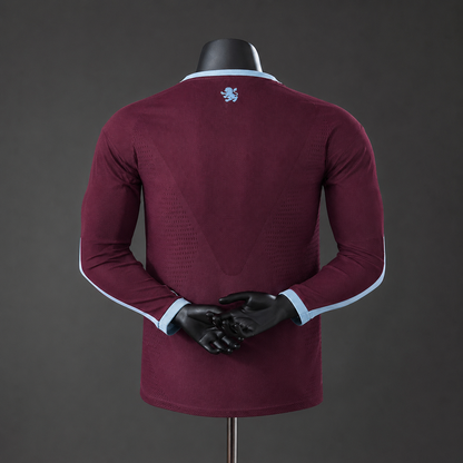 Camiseta Aston Villa 2026/27 – Primera Equipación Versión Jugador Manga Larga