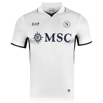 Camiseta Napoli alternativa 2024/2025 vista sobre fondo blanco