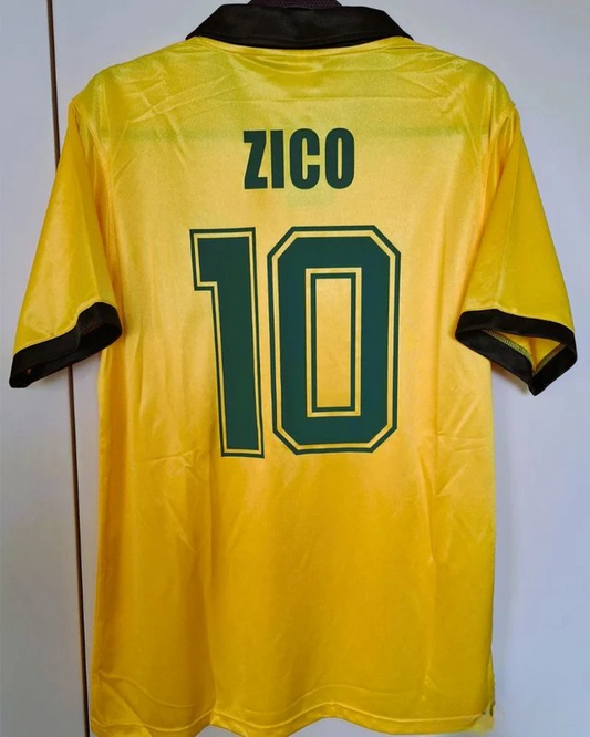 Camiseta Retro ZICO 1988-89 Brasil